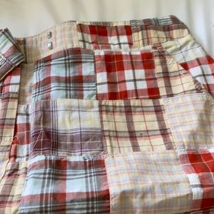 Madras Plaid Skirt
